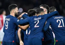 Skrót z meczu PSG – RC Lens. Najciekawsze akcje i bramki (14.09.2025) PSG Drużyna Gonçalo Ramos Achraf Hakimi and Lucas Hernandez